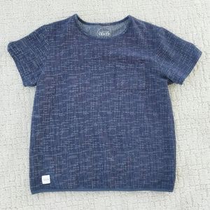 TU Native Youth Navy white t-shirt womens